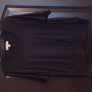 Michael Kors Top w/Elastic Shirring Bottom